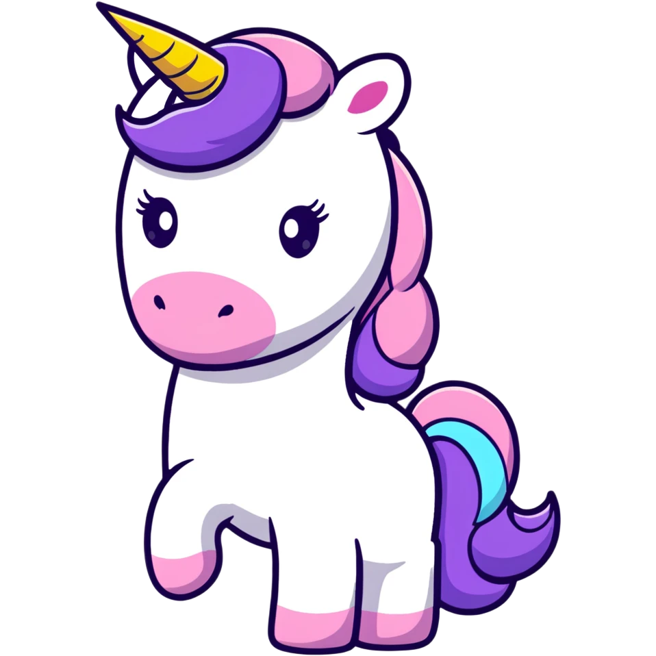 rainbow unicorn emoji