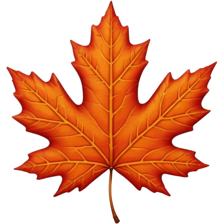 Autumn maple leaf emoji