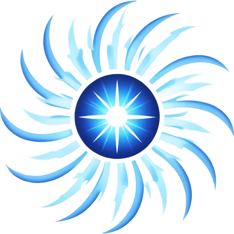 blue shockwave emoji