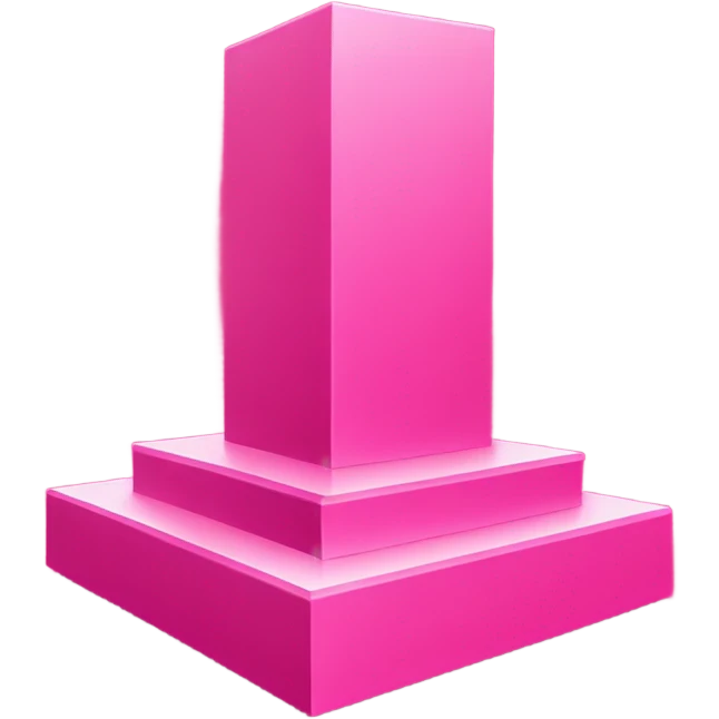 Pink sports podium  emoji