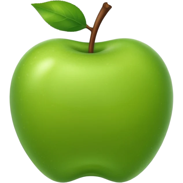 green apple emoji