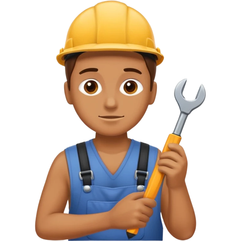 person Repairing a tool emoji