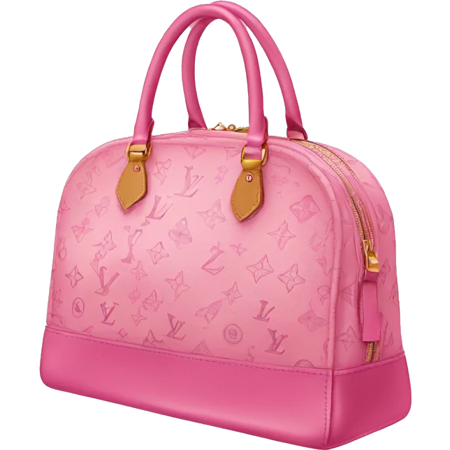 LV BAG pink in the inside of the bag  emoji