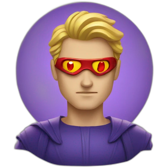 Homelander red eyes emoji