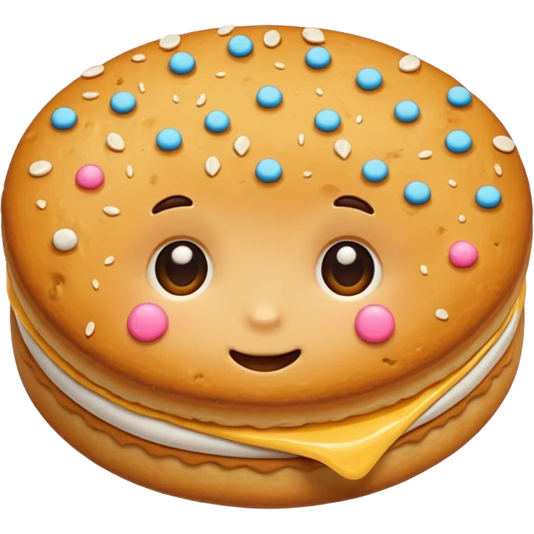 cute biscuit emoji
