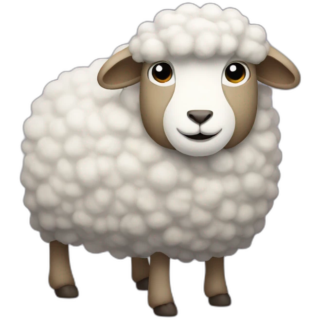 sheep and computer emoji