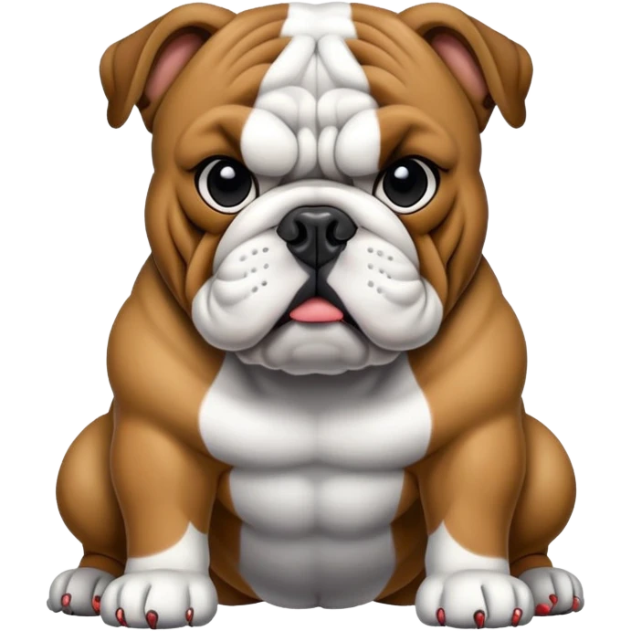 bouldog black emoji