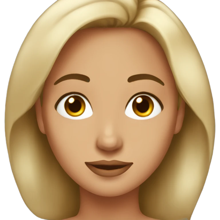 A beautiful woman emoji