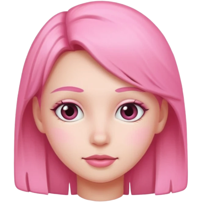 full pink girl emoji