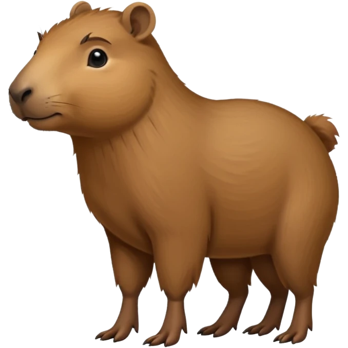 Capybara (Full) walking in 4 legs  emoji