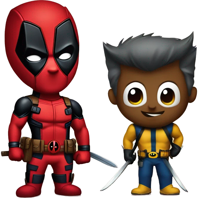 Deadpool and wolverine emoji
