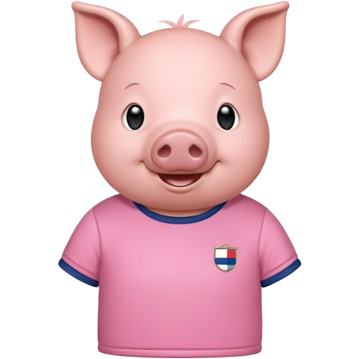 Pig wearing Tommy hilifiger emoji