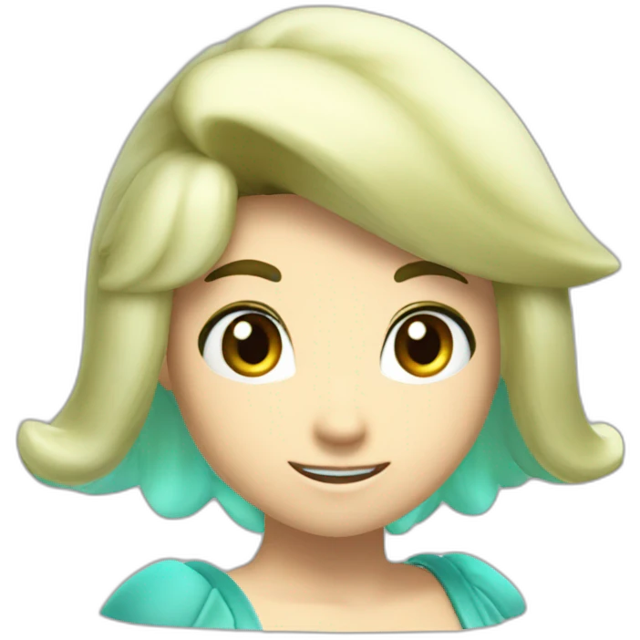 Rosalina from Mario galaxy emoji