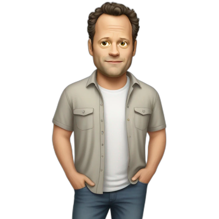 vince-vaughn cartoon wearing shirt emoji