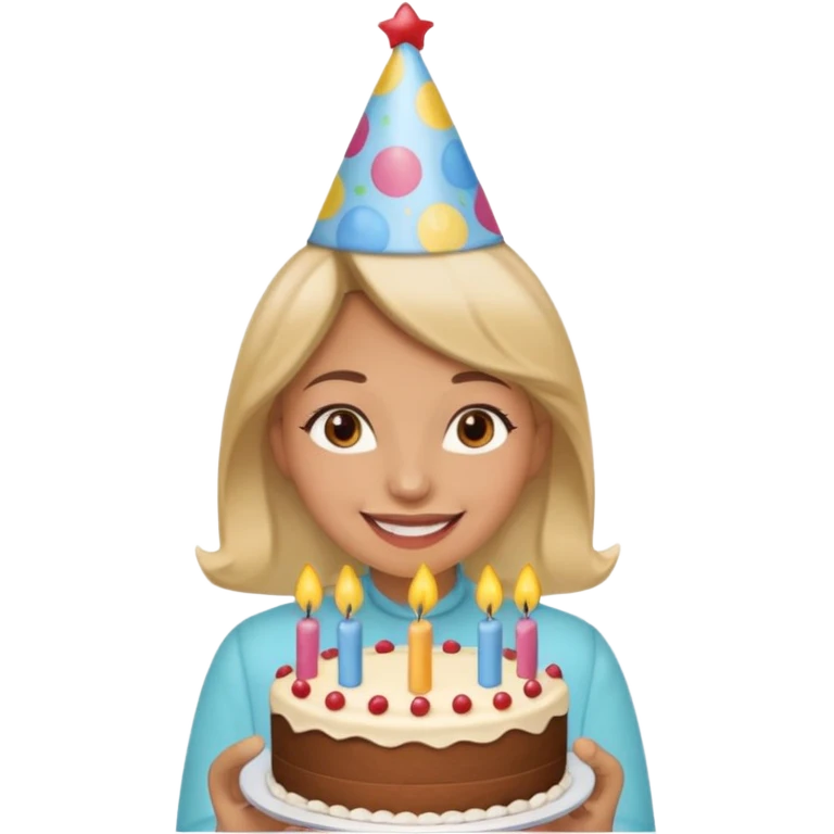Birthday woman emoji