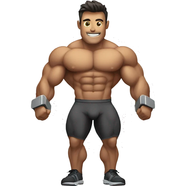 battery bodybuilder emoji