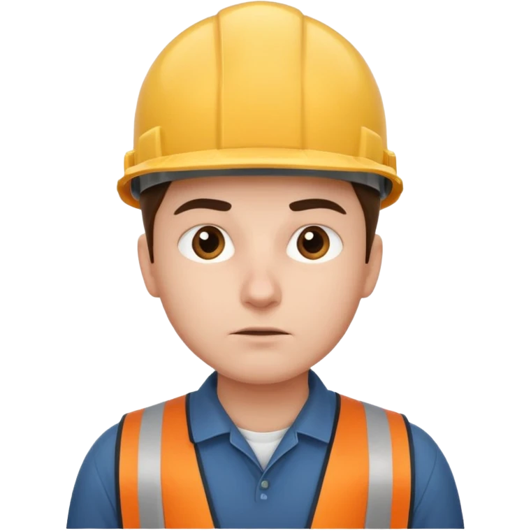 engineer looking up emoji
