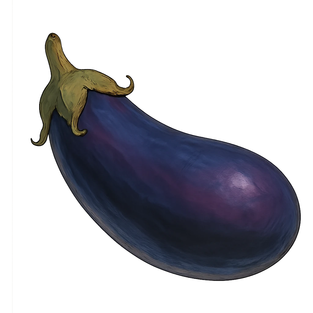 eggplant emoji