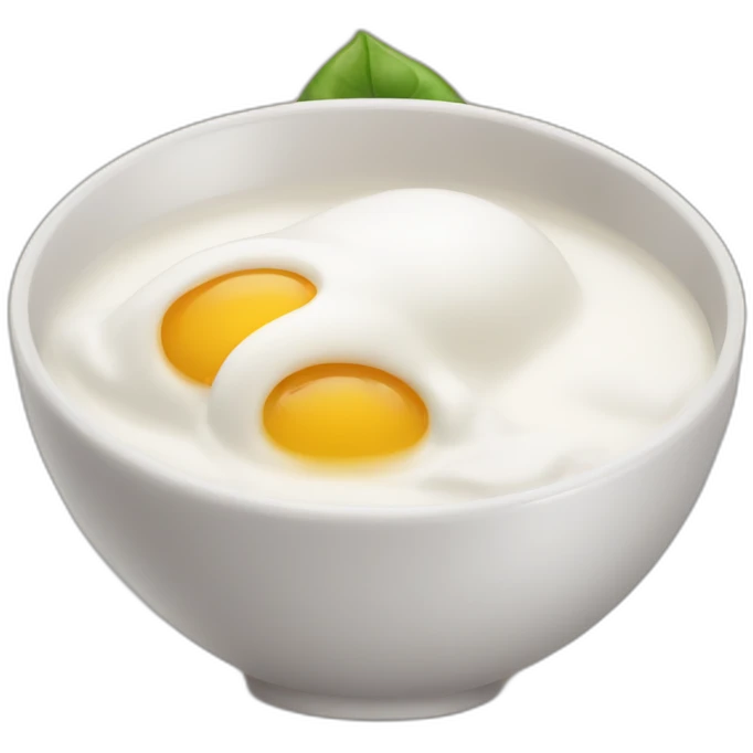 Des œufs au lait emoji