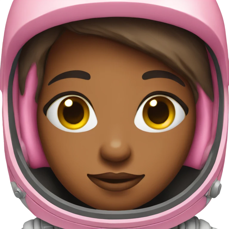 Pink astronaut girl  emoji