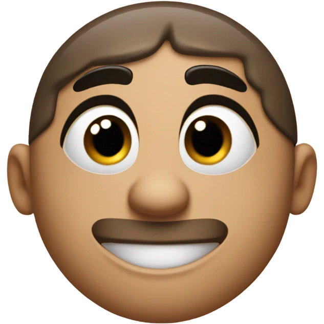 Flirty face emoji