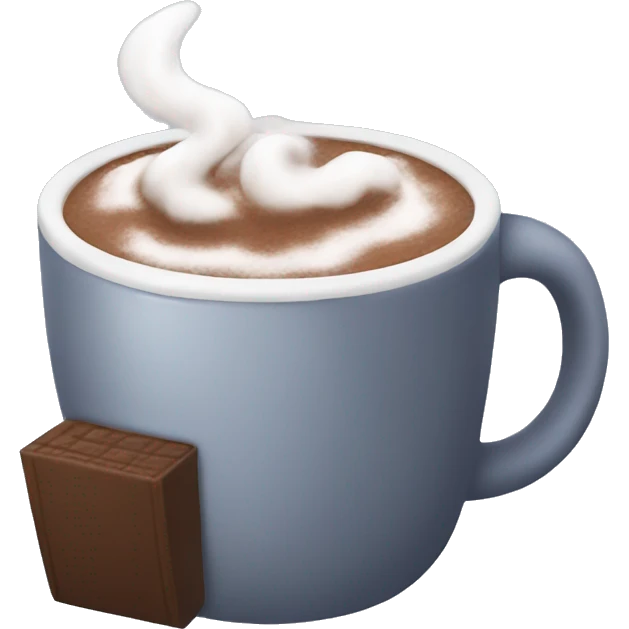 Drinking hot cocoa emoji