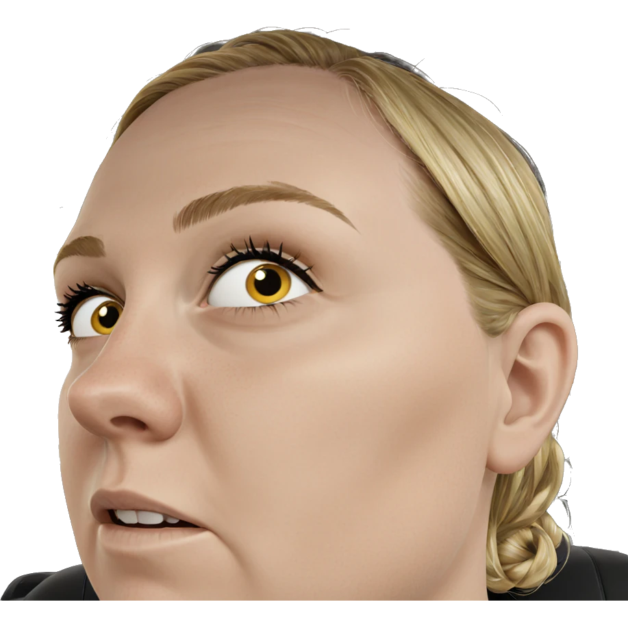 blonde girl in car interior emoji