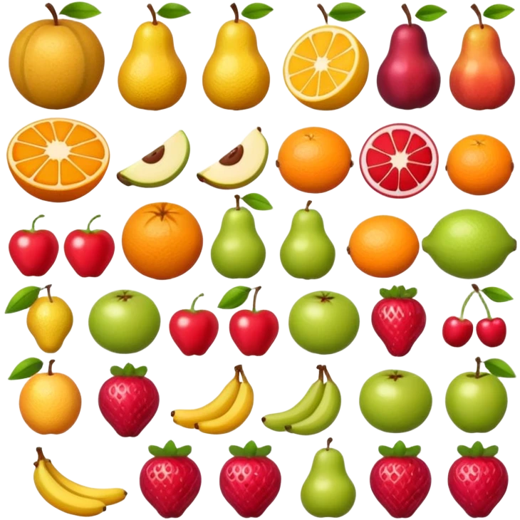 Fruits emoji