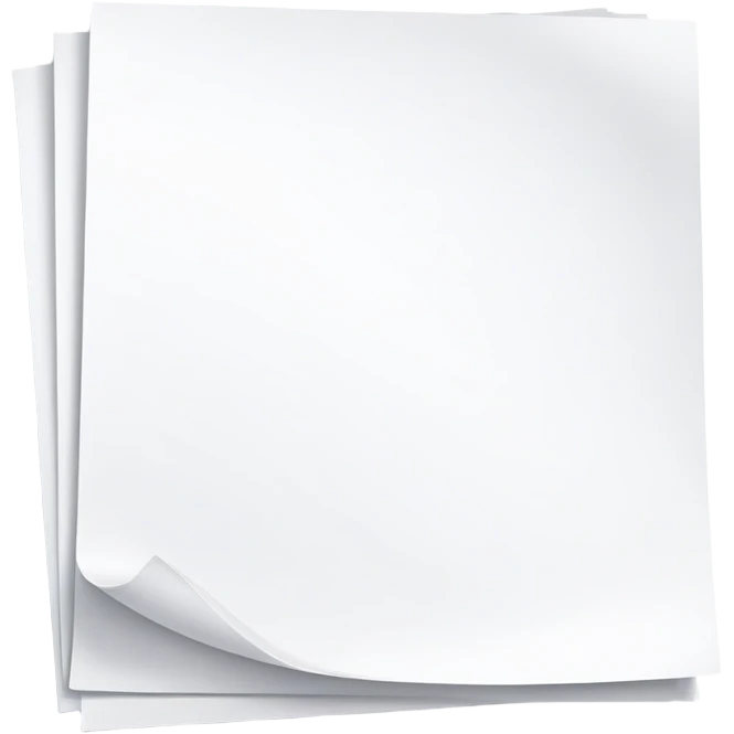 document or file paper emoji