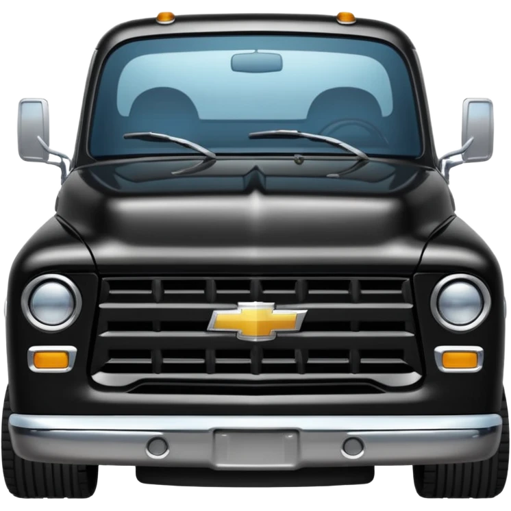 Black Chevy Truck emoji
