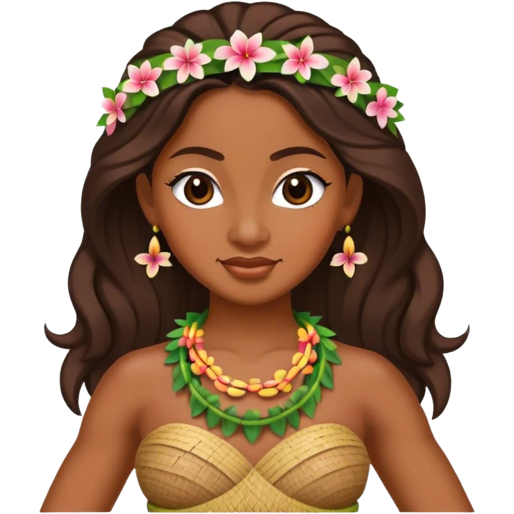 Hula dancer emoji