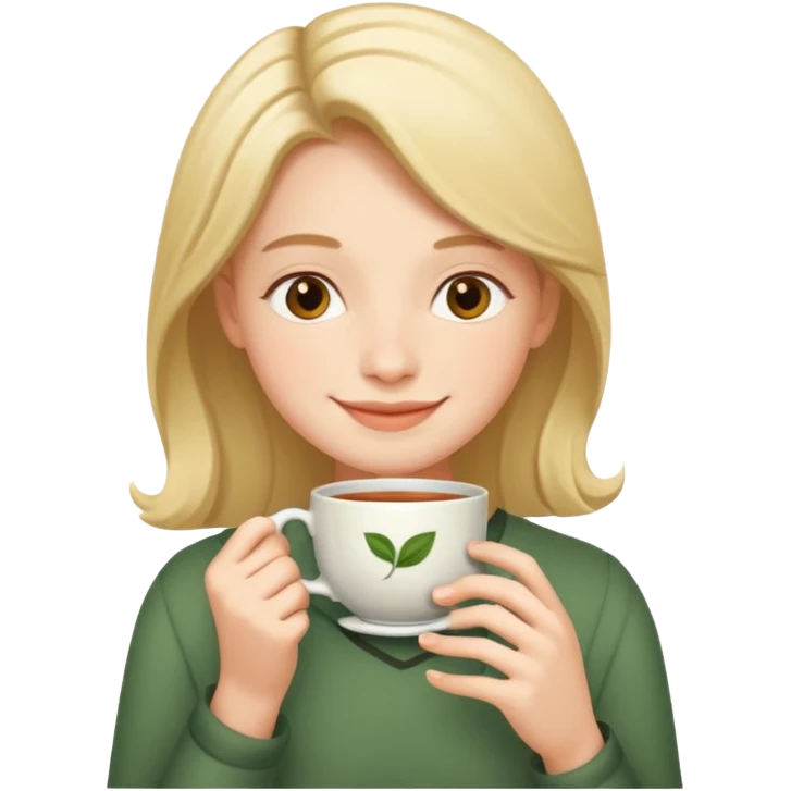 пити чай emoji