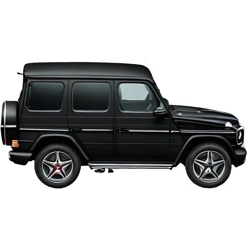 black-mercedes-benz-G-Class emoji