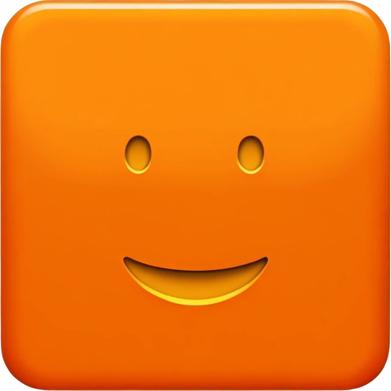 OK text in a bright orange square emoji