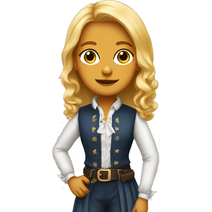 Cavalier, girl blong  emoji