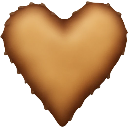 Deer hide heart  emoji