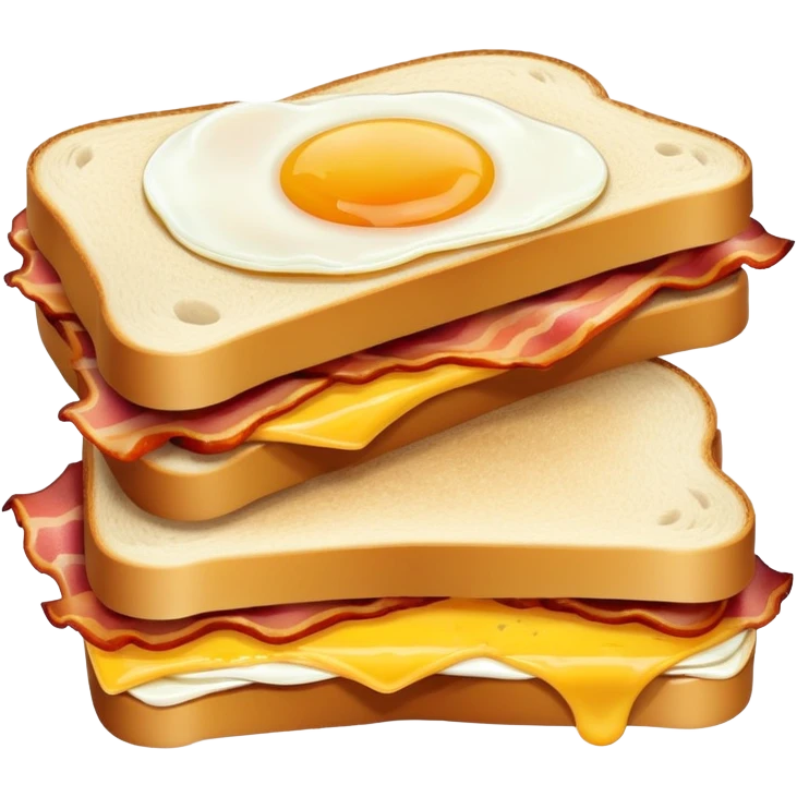 Bacon egg cheese emoji