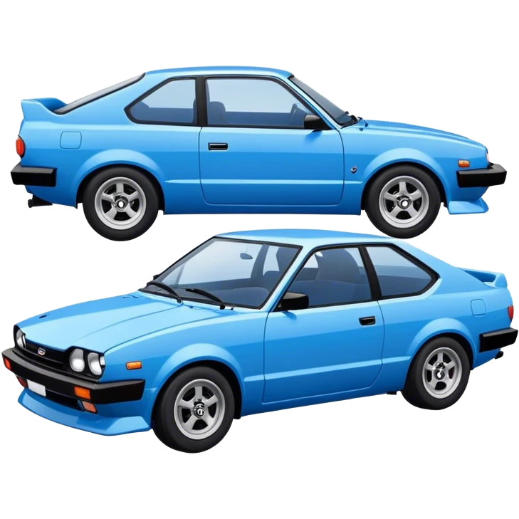 Datsun 200sx blue emoji