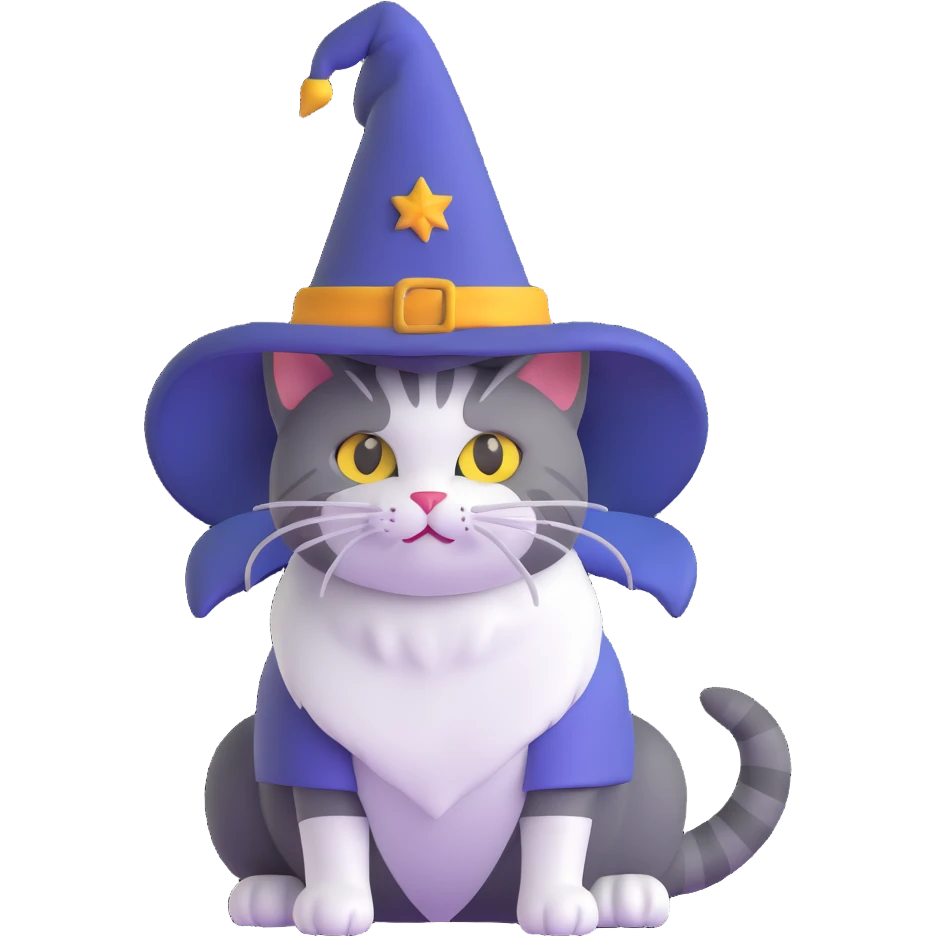 wizard cat emoji