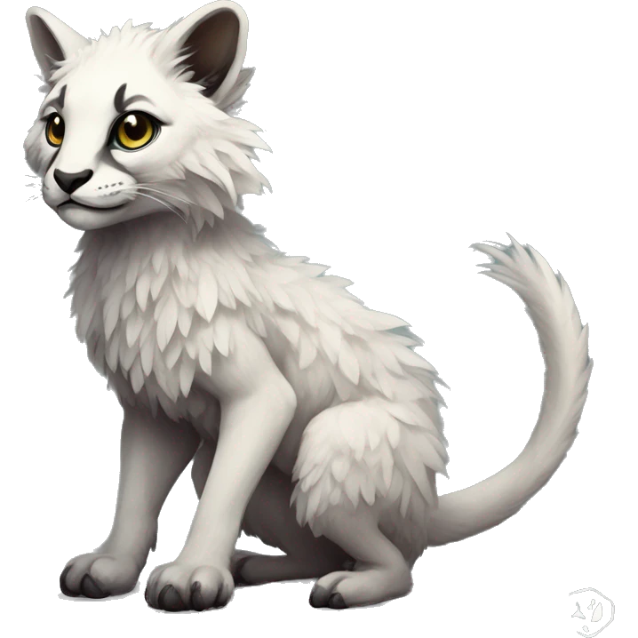 Modern Realistic Rare Fantasy Vernid-Trico-species by LiLaiRa full body emoji