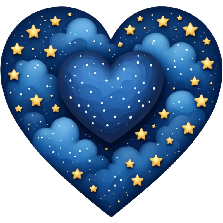 heart with night sky emoji
