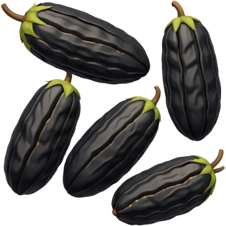 боби тонка, схож на ізюм чорні боби із зморшками, гірка з 5-6 штук emoji