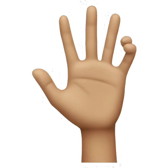 talk to the hand  emoji