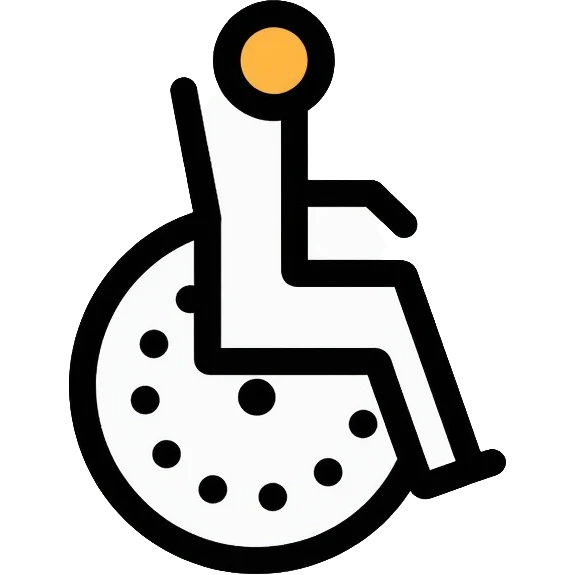 design4all logo, inclusive design concept with accessibility symbols emoji