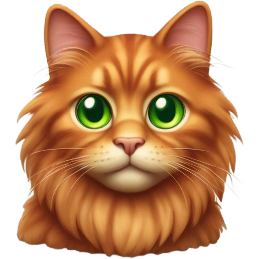 Red cat  emoji