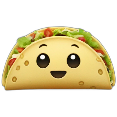it's raining tacos emoji