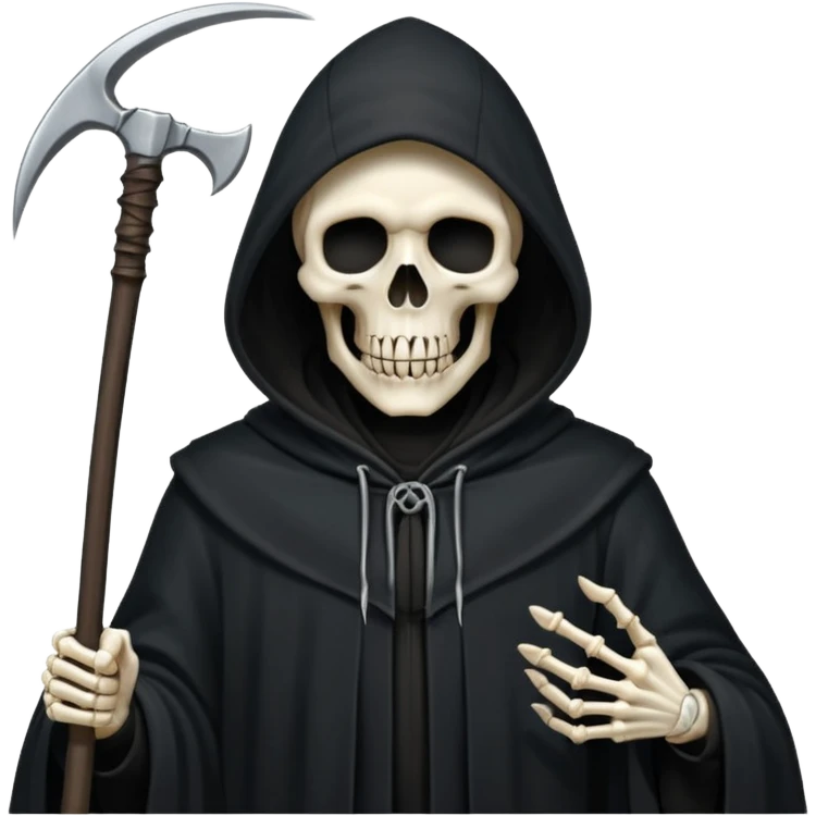 Grim reaper holding a sythe emoji