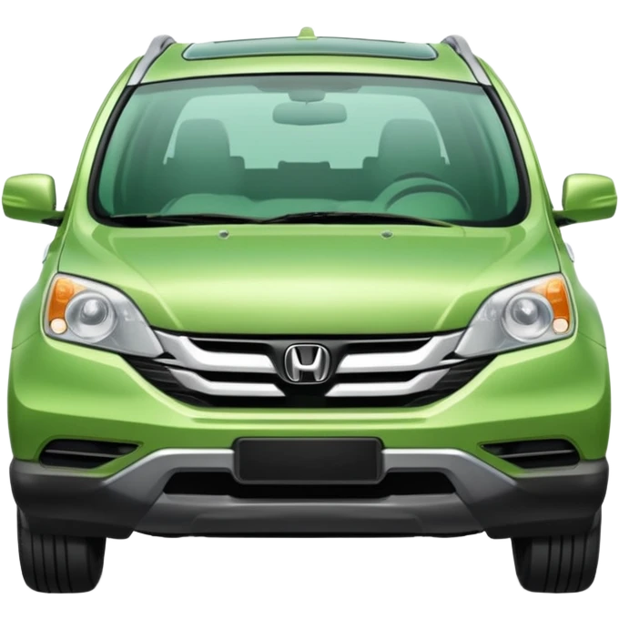 A light green Honda CRV  emoji