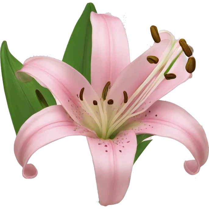 light pink lilium emoji