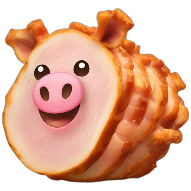 roast pork with crackling emoji